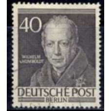 ABE0086U-SELO BERLINENSES CÉLEBRES, WILHELM VON HUMBOLT - ALEMANHA BERLIN - 1952/53 - U