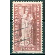 ABE0152U-SELO DIA DA CULTURA E DA PÁTRIA - ALEMANHA BERLIN - 1957 - U