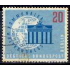 ABE0168U-SELO CONGRESSO MUNDIAL DAS MUNICIPALIDADES - ALEMANHA BERLIN - 1959 - U