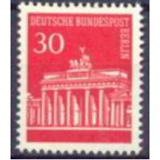 ABE0259M-SELO PORTÃO DE BRANDEBURGO, 30P - ALEMANHA BERLIN - 1966/67 - MINT