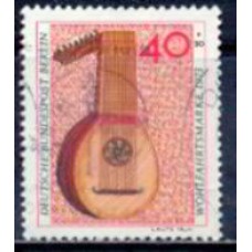 ABE0425U-SELO PRÓ OBRAS DE BENEFICÊNCIA - INSTRUMENTOS MUSICAIS, 40P - ALEMANHA BERLIN - 1973 - U