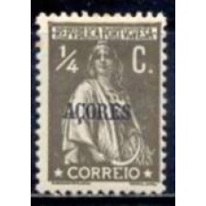 AÇO0153NA-SELO CERES DENTEAÇÃO 12 X 11,5, 1/4R - AÇORES - 1912/25 - N