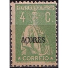 AÇO0164NA-SELO CERES DENTEAÇÃO 12 X 11,5, 4C - AÇORES - 1912/25 - N