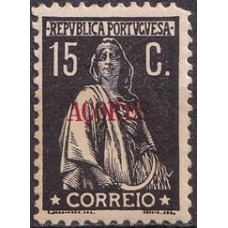 AÇO0202N-SELO CERES, 15C - AÇORES - 1923/26 - N