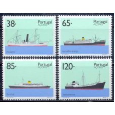 AÇO0420M-SÉRIE TRANSPORTES DOS AÇORES II - NAVIOS DA COMPANHIA INSULAR DE NAVEGAÇÃO - AÇORES - 1992 - MINT