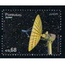 AÇO0548M-SELO SÉRIE EUROPA - ASTRONOMIA - AÇORES - 2009 - MINT