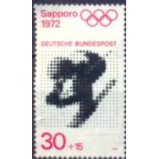 ALF0546M-SELO OLÍMPÍADAS DE INVERNO DE SAPPORO, 30P - ALEMANHA FEDERAL - 1971 - MINT