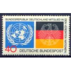 ALF0628M-SELO REPÚBLICA FEDERAL ALEMÃ MEMBRO DA ONU - ALEMANHA FEDERAL - 1973 -MINT