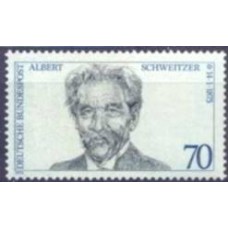 ALF0679M-SELO CENTENÁRIO DE NASCIMENTO DO DR. ALBERT SCHWEITZER - ALEMANHA FEDERAL - 1975 - MINT