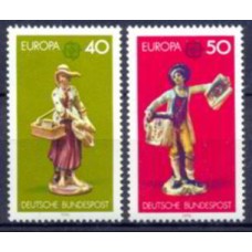 ALF0739M-SÉRIE EUROPA - OBRAS DE ARTE - PORCELANA DE LUDWIGSBURG - ALEMANHA FEDERAL - 1976 - MINT