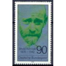 ALF0820M-SELO CENTENÁRIO DE NASCIMENTO DO MÉDICO, ESCRITOR E EDUCADOR JAMUSZ KORCZAK - ALEMANHA FEDERAL - 1978 - MINT