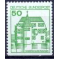 ALF0877MB-SELO CASTELOS, 50P DA CADERNETA - ALEMANHA FEDERAL - 1979/80 - MINT