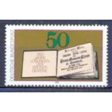 ALF0900M-SELO 250º ANIVERSÁRIO DA EDIÇÃO DA COLEÇÃO DE DEVOÇÃO DOS FREIS MORAVOS - ALEMANHA FEDERAL - 1980 - MINT