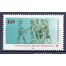 ALF0915M-SELO ANO INTERNACIONAL DAS PESSOAS DEFICIENTES - ALEMANHA FEDERAL - 1981 - MINT