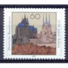 ALF1439M-SELO 1250º ANIVERSÁRIO DA CIDADE DE ERFURT - ALEMANHA FEDERAL - 1992 - MINT