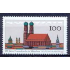 ALF1560M-SELO 500º ANIVERSÁRIO DA CATEDRAL DE MUNIQUE - ALEMANHA FEDERAL - 1994 - MINT