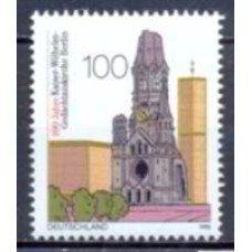 ALF1644M-SELO CENTENÁRIO DA IGREJA DO MEMORIAL DO IMPERADOR GUILHERME - ALEMANHA - 1995 - MINT