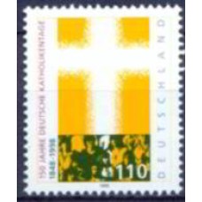 ALF1827M-SELO 150º ANIVERSÁRIO DO CONGRESSO DOS CATÓLICOS ALEMÃES - ALEMANHA - 1998 - MINT