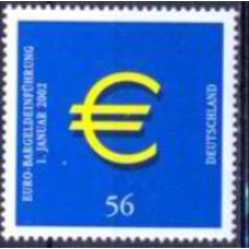 ALF2062M-SELO ENTRADA EM CIRCULAÇÃO DO EURO - ALEMANHA - 2002 - MINT