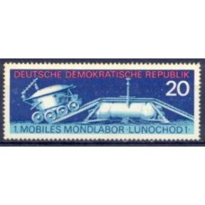 ALO1349M-SELO ESPAÇO - LUNOCHOD 1 - ALEMANHA ORIENTAL - 1971 - MINT
