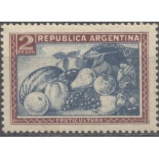 ARG0455N-SELO FRUTICULTURA, 2P - ARGENTINA - 1945/48 - N