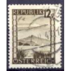 AUS0609U-SELO PAISAGENS, 12G - ÁUSTRIA - 1945/47 - U