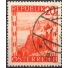 AUS0701U-SELO PAISAGENS, 20G - ÁUSTRIA - 1948 - U