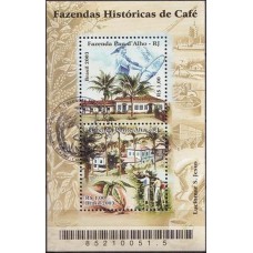 BC0130.02-BLOCO FAZENDAS HISTÓRICAS DE CAFÉ - 2003 - CBC SANTOS
