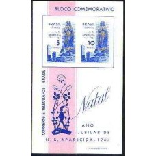 BL0025M-BLOCO NATAL - 1967 - MINT