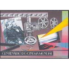 BL0099M-BLOCO CENTENÁRIO DO CINEMA MUNDIAL - 1995 - MINT