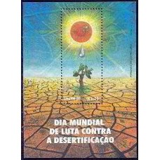 BL0105M-BLOCO DIA MUNDIAL DE LUTA CONTRA A DESERTIFICAÇÃO - 1996 - MINT