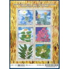 BL0131M-BLOCO UPAEP - FLORA E FAUNA AUTÓCTONES - PLANTAS MEDICINAIS DO SERRADO - 2003 - MINT