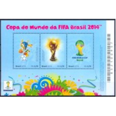 BL0179M-BLOCO COPA DO MUNDO DA FIFA BRASIL 2014 - 2014 - MINT