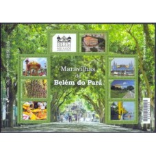 BL0189M-BLOCO MARAVILHAS DE BELÉM DO PARÁ - 16 - MINT