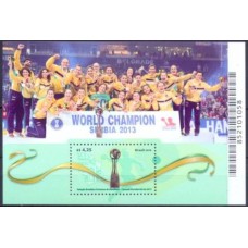 BL0191M-BLOCO SELEÇÃO FEMININA DE HANDEBOL CAMPEÃ MUNDIAL 2013 - 2016 - MINT