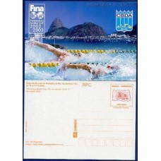 BP0247-BILHETE POSTAL NATAÇÃO - ENSEADA DE BOTAFOGO - 2002