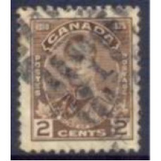 CAN0174U-SELO JUBILEU DE GEORGE V, 2C - CANADÁ - 1935 - U