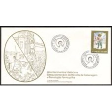 FD0372-FDC SESQUICENTENÁRIO DA REVOLTA DA CABANAGEM - 1985 - CBC BELÉM