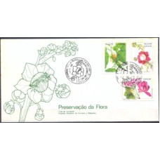 FD0404.02-FDC PRESERVAÇÃO DA FLORA - 1986 - CBC RIO DE JANEIRO - COM FERRUGEM