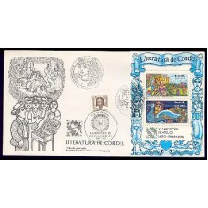 FD0412.33-FDC BLOCO LUBRAPEX 86 - LITERATURA DE CORDEL - 1986 - CBC DIA DA FEBRAF