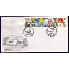 FD0631-FDC HOMENAGEM A AYRTON SENNA - 1994 - CBC SÃO PAULO