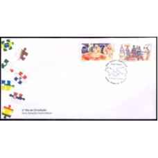 FD0726D.02-FDC SÉRIE RELAÇÕES DIPLOMÁTICAS BÉLGICA - 2011 - CBC BRASÍLIA