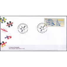 FD0731B.09-FDC RELAÇÕES DIPLOMÁTICAS ALEMANHA, TURISMO - 2013 - CBC SÃO PAULO