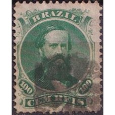 IM0027U.06-SELO DOM PEDRO II DENTEADO, 100 RÉIS - 1866 - U