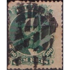 IM0027U.19-SELO DOM PEDRO II DENTEADO, 100 RÉIS - 1866 - U