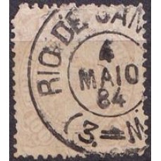 IM0060U.48-SELO DOM PEDRO II CABECINHA - 1884 - U