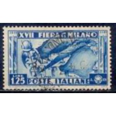 ITA0377U-SELO 17ª FEIRA DE MILÃO, 1,25L - ITÁLIA - 1936 - U