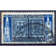 ITA0628U-SELO CENTENÁRIO DOS SELOS DE MÓDENA E PARMA, 60L - ITÁLIA - 1952 - U