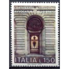 ITA1254M-SELO CENTENÁRIO DA INSTITUIÇÃO DA MAGISTRATURA DO ESTADO - ITÁLIA - 1976 - MINT
