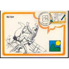 MA0177.02-MÁXIMO BIENAL INTERNACIONAL DE QUADRINHOS, NHÔ-QUIM - 1993 - CBC RIO DE JANEIRO - COM FERRUGEM